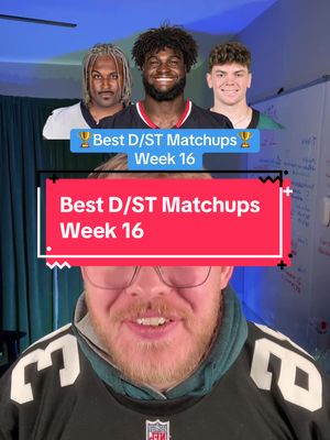 Best D/ST Matchups for Week 16 #fantasyfootball #fantasyfootballtips #fantasyfootballadvice 