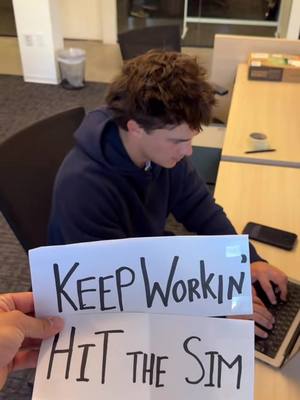 Work OR OR …New “WORK” simulator…#badbirdie 