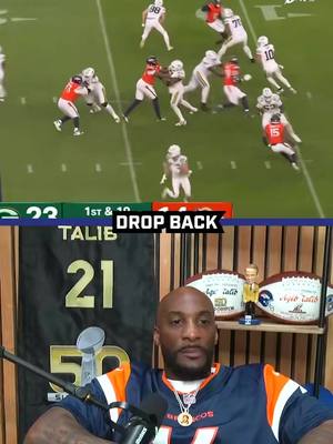 Aqib Talib reacts to PS2s INSANE INT 👀 #broncos #nfl #nflfootball 