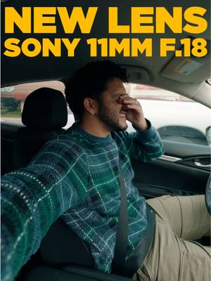 Thoughts on the Sony 11mm f1.8?👀 #Sony #SonyZVE1 #Cameraman 