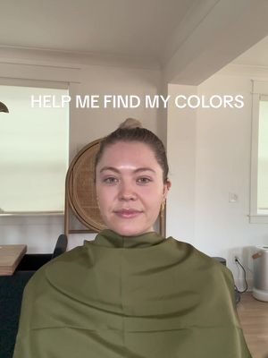 This is what we do when our write gets cancelled 😂 Okay I did this with the rules of no hair and no makeup so it ain’t the cutest BUT supposedly that’s how you’re supposed to find your colors. What is y’all’s favorite for me?!  #coloranalysis #findyourcolor #colordraping #seasonalcoloranalysis 