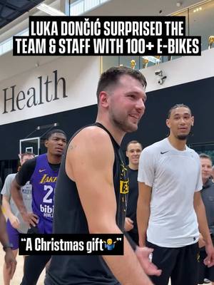 The Lakers loved Luka’s Christmas gift 🙌 #lakers #luka #christmas