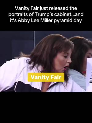 Vanity Fair just released the portraits of Trump’s cabinets this morning and it’s ALSO Abby Lee Miller Pyramid Day 😭 #trending #trump #memes #politics #foryoupage 