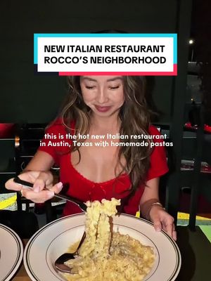New Italian restaurant in Austin, Texas with homemade pastas - Rocco’s. Discover more hot spots like this on the @Empo app! 
 
 [ my favs ]
 〰️ fried blue cheese olives 
 〰️ rigatoni
 〰️ cacio e pepe 
 
 📍5001 Airport Blvd
 
 
 #austintx | date night in Austin texas | central Austin |
