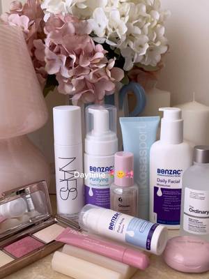 🧴⭐️🌤️ Daytime skincare☁️✨ vs 💜🌘🪄 Nightime skincare 🛁💫🫧   BENZAC AC: ALWAYS READ THE LABEL AND FOLLOW THE DIRECTIONS FOR USE. Benzac AC is indicated in the treatment of mild acne.   #BenzacAU #skincare #skincareessentials  