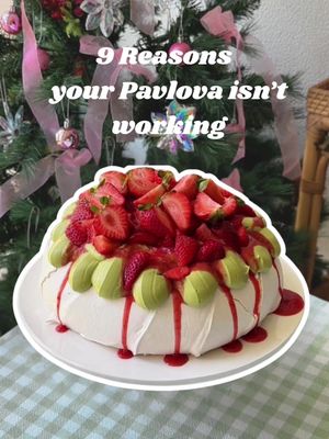9 reasons your pavlova isn’t working.. and yes, they’re all fixable 🍰 because everyone deserves a crisp shell and marshmallow centre!  Save for later ✨ #pavlova #bakingtips #bakingtiktok #meringue #fypシ゚ 