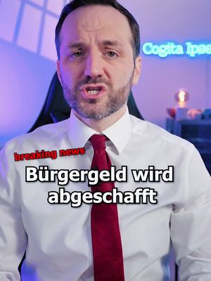 Das Bürgergeld wird abgeschafft #1minutejura #nachrichten #lernenmittiktok 