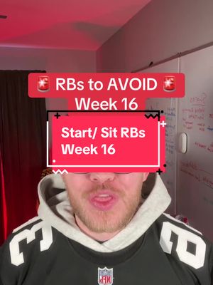 RBs you need to avoid for Week 16 of fantasy football #fantasyfootball #fantasyfootballtips #fantasyfootballadvice 