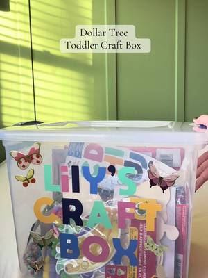Christmas gift idea for your toddler! And seriously, don’t sleep on Dollar Tree! They have so many awesome crafts for a super reasonable price.  #motherhood #toddler #christmas 