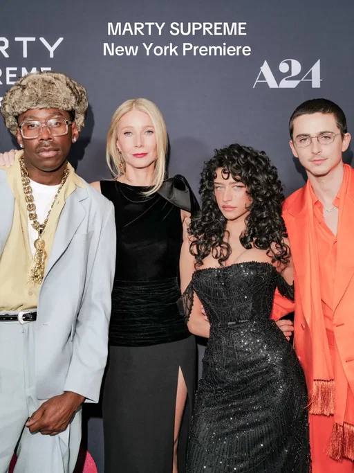 Marty mode at the NY premiere.