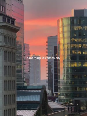 Woke up a little earlier the other day and caught the sunrise 🥹 #kcmo #kansascity 