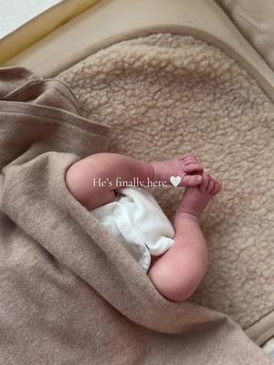 We’ve been dreaming of you our whole life. Welcome to the world Idris 🤍🩵 12/11/2025.  #newbornbaby #babytiktok #mom #boysmom