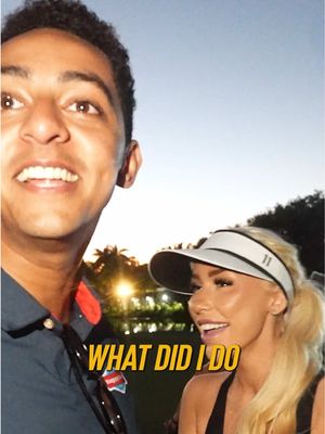 Salim seemed a little nervous looking into her eyes 👀 #nelk #golf #girls #fullsend #fyp 