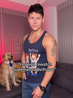 This trend but with a ✨twist✨😂💃#supernatural  #spn #jensenackles #deanwinchester #fandom 