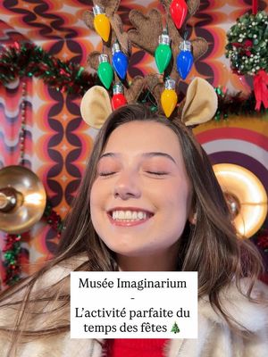 Pour une activité féérique à faire entre ami(e)s, en couple ou en famille, c’est le spot à découvrir absolument cette saison! 🎁 CONCOURS Une paire de billets pour le Musée Imaginarium est à gagner. Pour participer : 1.Suivre @mariesunshiine et @musee.imaginarium  2.Aimer la publication 3.Identifier 2 amis en commentaire Bonus : Partager en story pour plus de chances ✨ 💸 CODE PROMO Le code MARIESOLEIL20 donne droit à 20% de rabais sur les billets! 🎅 Les décors de Noël sont disponibles dès maintenant et jusqu’au début janvier. 📍 290 rue de la Montagne, Montréal Bonne chance à tous et profitez de la magie 💫🎄