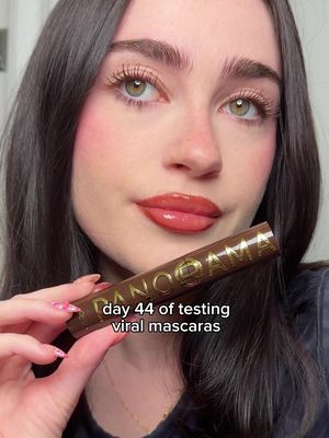 day 44 of testing viral mascaras✨ today we are testing one one of my fav volumizing drugstore mascaras, the @loréal paris usa panorama mascara in the new shade brown leather🤎 #mascara #longlashes #lengtheningmascara #mascarareview #loreal 