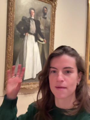 The original New Yorker hipsters Mr. And Mrs. Stokes by Sargeant!! #themet #metropolitianmuseumofart #newyorkcity #tourguide #newyorkhistory 