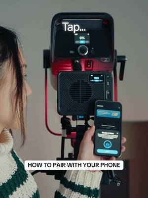 Lighting control, minus the headache. Just tap to pair with NFC and run the amaran Ray Series through the amaran app in seconds! #lighting #amaran #amaranRay @Mimi and Mason 