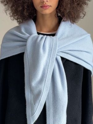 Six ways to wear a triangle scarf. Geometry’s fun. #aritzia #aritziahaul #aritziaoutfits #holidayshopping