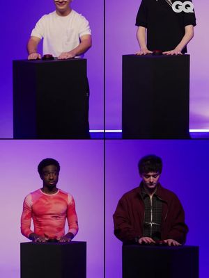 Who knows #StrangerThings best? At the link in bio, see #FinnWolfhard, #CalebMcLaughlin, #NoahSchnapp, and #GatenMatarazzo go head-to-head in the ultimate pop quiz.
