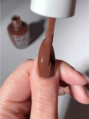 PSA: new Nature Strong shades and skin care are here❗ Head to opi.com to snag this vegan chocolate brown hue and all our other winter essentials. Shade: Make My Bark on the World 🤎