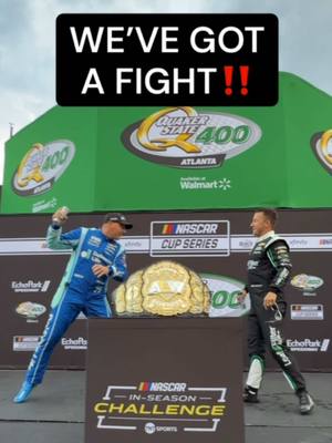 A FIGHT AT DRIVERS INTROS?? @Michael McDowell surprised everyone with this move in Atlanta #nascar #foryou #fyp #spiremotorsports 