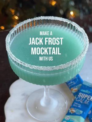 T-minus 7 days until Christmas Eve and we are getting in the holiday spirit with this Jack Frost mocktail ❄️🥶💙  #mocktail #ashwagandha #drinkrecipes #drinkoftheday #cortisol 