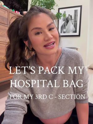 Let’s pack my hospital bag for my 3rd c-section!  Linked everything here -> https://liketk.it/5Gztf #hospitalbag #csectionmom #austinmom #pregnancyjourney #bumpdate 