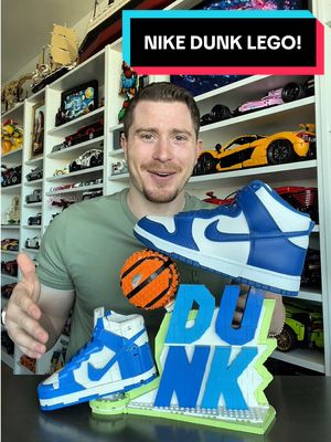 This is one of the coolest sets! Building the NIKE Dunk LEGO! #LEGO #NIKE #ASMR #Sneaker #Shoes