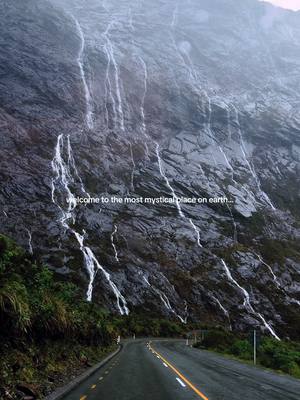 welcome to Milford Sound 🇳🇿⛈️ #milfordsound #newzealand #southisland 