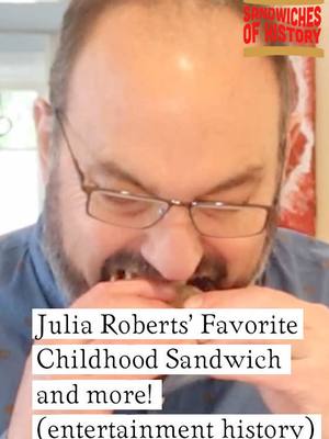 Julia Roberts’ Favorite Childhood Sandwich and more (1970s) on Sandwiches of History⁣  Time for another sandwich of entertainment/our history. Today’s sandwich comes to us courtesy of Julia Roberts who recently shared here favorite childhood sandwich - a PB & J with sour cream and onion potato chips on whole wheat bread. Well, not only am I trying that but I’m also trying a variation I saw on Nicole LeeAnne’s channel that sounds pretty tasty too. #fyp #sandwichesofhistory @Nicole LeeAnne 