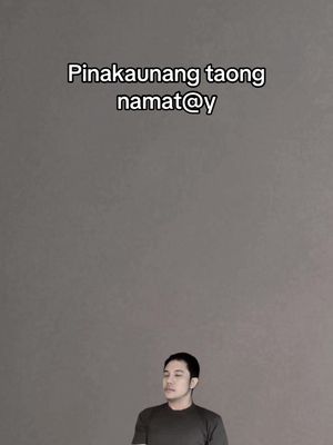 Pinakaunang taong nadeds