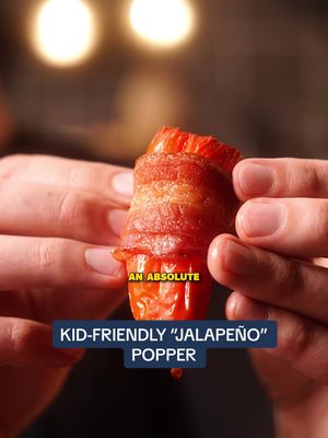 Kid-Friendly Poppers Smoked Inside!💥 Jalapeno Poppers are a barbecue staple but a lot of kids can't handle the spice. This Sweet Pepper alternative can be enjoyed by Kids and Adults this holiday season.🎄 Not only that, but smoking them during the cold winter months couldn't be easier with the @GE Profile Indoor Smoker! It uses real wood pellets just like your pellet grill without having to battle the weather.❄️🌬️ Full Recipe👇 🔸12 Mini Sweet Peppers 🔸6 pieces of bacon halved 🔸8oz (220g) Feta Cheese 🔸¾ cup Plain Greek Yogurt 🔸1 Whole Lemon Zested 🔸2 tbsp Fresh Lemon Juice 🔸1 tbsp Olive Oil 🔸1 Garlic Clove or 1 tsp Garlic Powder 🔸1 tsp Smoked Paprika 🔹 In a food processor, blend feta, yogurt, lemon zest, lemon juice, olive oil, garlic, and paprika until smooth and pour into a piping bag.  🔹Wrap half a piece of bacon around your sweet pepper securing with a toothpick. Pipe the whipped feta into each pepper and smoke at 275°F for 35-40 minutes. #holidayrecipe #ad 