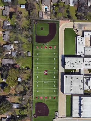 Very thin baseball field 