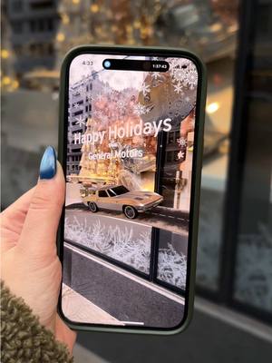 This year’s Hudson’s Holiday Windows by General Motors Design are an up-close look at our past, our present and our future. But, ya know, without all the ghosts. Stop by Entrance One on Woodward Ave and scan the QR code for a magical experience. #CarTok #CarLovers #FYP #ForYouPage 