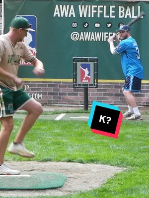 Is This a Strike Out?🤔 #dingersornothing #wiffleball #baseball #foryou 