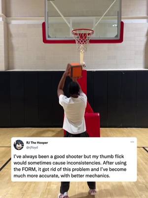 Even the best shooters can have small improvements to their shooting form! Use the FORM Basketball to help get rid of that thumb flick so you can become a more accurate and confident shooter on the basketball court!  #basketballworkout #basketballshooting #shootingform #basketballtraining #formshoothing 