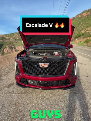 The new 2026 Escalade V is insane! With a 6.2L supercharged V8 making 682hp it sprints from 0-60 in just 4.4 seconds. #cars #auto #cadillac #escalade #cartok 
