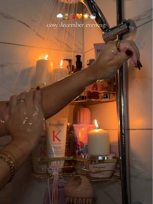 cosy December evenings like this 🌨️🧸🍓🧡🌟🛁 products @LOCCITANE  almond delicious paste* @sundaebody  very vanilla whipped shower foam* @Emi Jay  paddle brush* @Kérastase  genesis serum anti-chute fortifiant* @kerastase.official 8h magic night serum* @Kiehlsuki  calendula deep cleansing foaming face wash* @Medik8  crystal retinal* @RéVive Skincare Official  rescue balm overnight mask* (*pr products) #SelfCare #selfcareroutine #beautyroutine #showerroutine #skincare   
