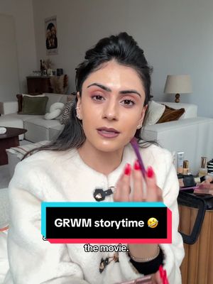 GRWM storytime of how I could have been a cover girl 🤣🤣  Products used:  @Huda Beauty colour corrector peach & eyeshadow palette & lipstick in trendsetter  @NARS Cosmetics concealer in custard and foundation in Punjab  @IT Cosmetics brush  @Rare Beauty blushes in joy & believe @Makeup By Mario brush @Charlotte Tilbury highlighter & lip liner in pillow talk 3 @Lancôme mascara  @Laura Mercier setting powder 