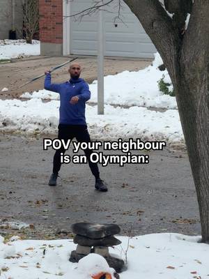 the neighbourhood is looking a little bit different this off-season... #Olympian #Canada #TeamCanada #Sports #Decathlete #TrackAndField
