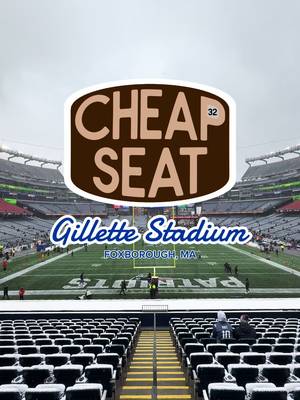 Cheap Seat: Gillette Stadium, home of the New England Patriots  In this series, I’m trying to find the single worst seat at every stadium I visit! Where should I check out next? #nfl #nflfootball #nepatriots #patriotsnation #nfltiktok 