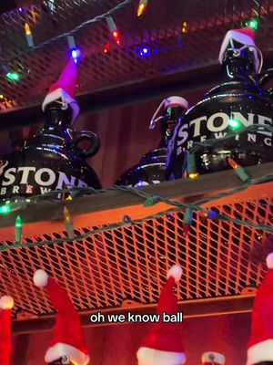 The holidays just hit different at Stone. It’s not too late to make a reservation! Visit stonebrewing.com/visit for more information. 