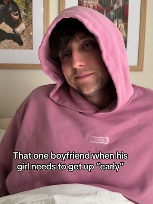 Def not waking up to an alarm #fyp #boyfriend #girlfriend #pov 