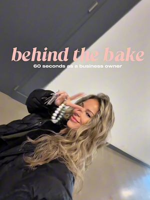 behind the bake! 👩🏼‍🍳👩🏼‍💻🍪🩷 hope you guys enjoy this new series!!   #SmallBusiness #trending #cookies #fyp #businessowner 