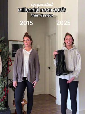 Upgraded cool mom outfit❤️ outfits are in my LTK! Follow for more mom style fashion #momoutfit #coolmom #momstyle 