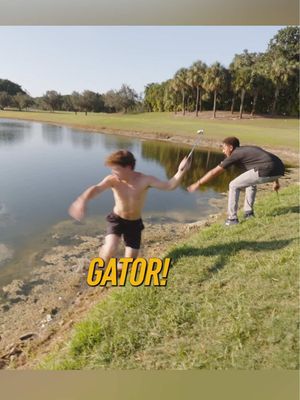 Gator prank on Jack Doherty 🐊 #nelk #golf #prank #fullsend #fyp 
