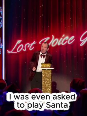 Another festive clip from my Christmas shows from years gone by. This one’s from the time I was asked to play Santa… It didn’t last long. Catch the full Lost Voice Guy’s Christmas Comedy Club now on ITVX. #ChristmasComedy #BritishComedy #ITVX #ChristmasTV #StandUpComedy
