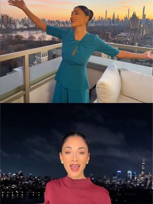NYC sunset and moonlit. I’m a stickwitu 🌇🌃