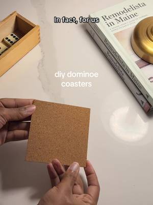 I’ve always wanted to try this diy dominoe coaster idea I’ve seen on Pinterest! And now that  the Christmas holiday is fast approaching, I can use this time to potter around the house and start all the diy  crafts I’ve been meaning to do . What do you think? #diycoasters #dominoecoasters